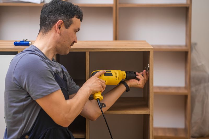 Custom Bookcase Installation in Alexandria, VA