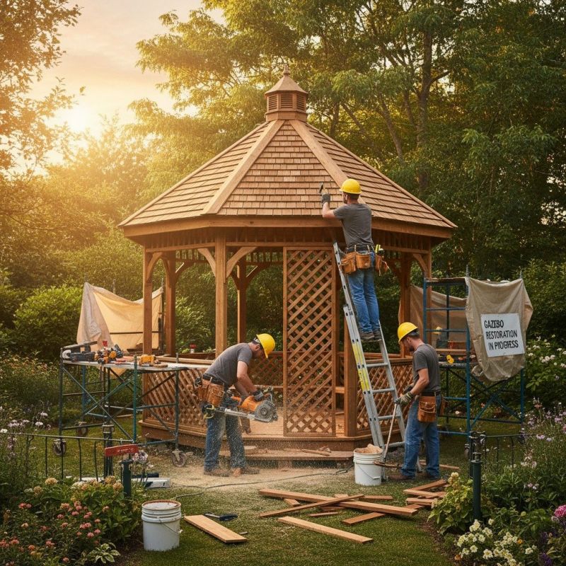 Contact About Courtyard Gazebo Installation